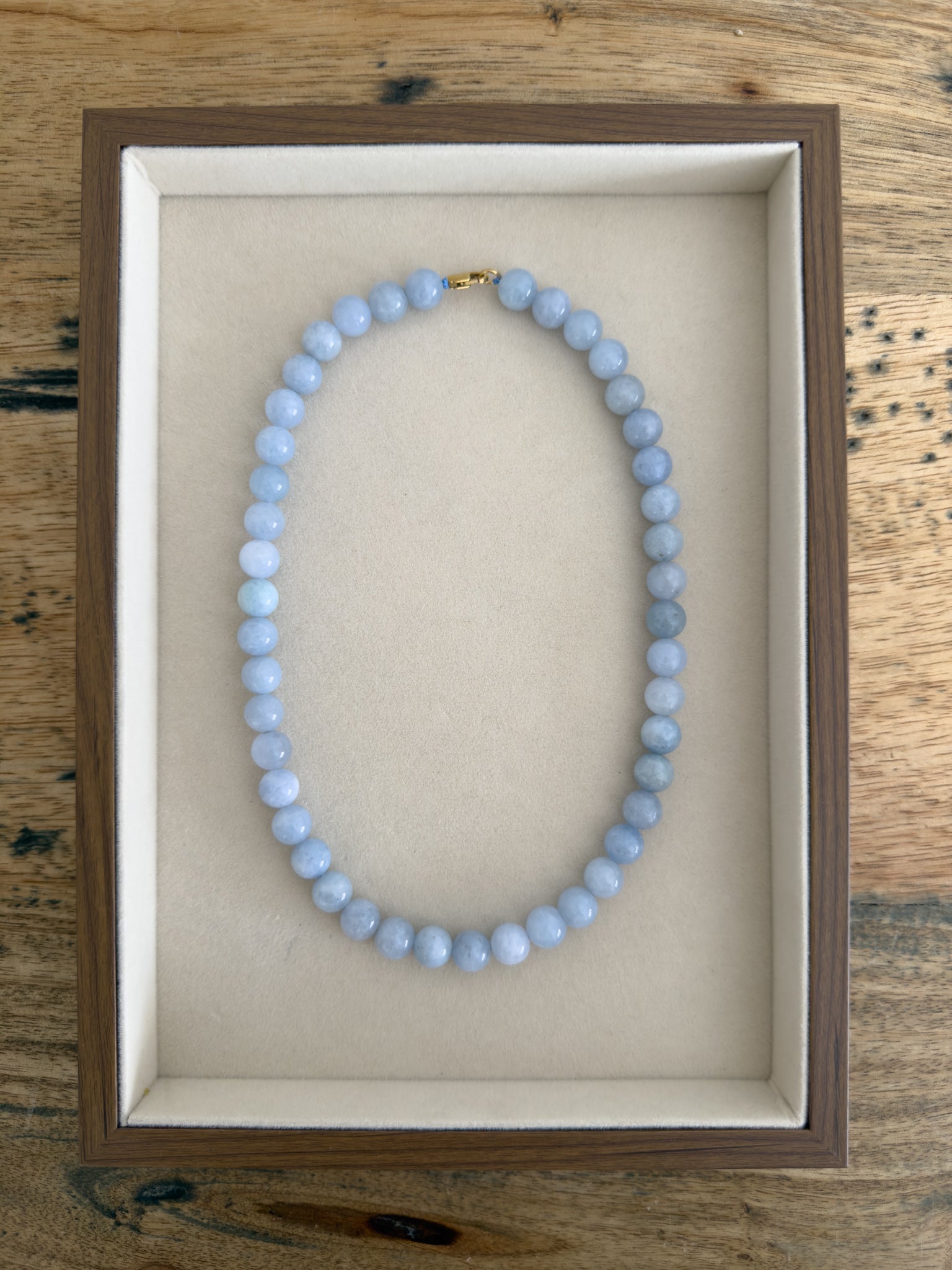 Elara Necklace - Aquamarine
