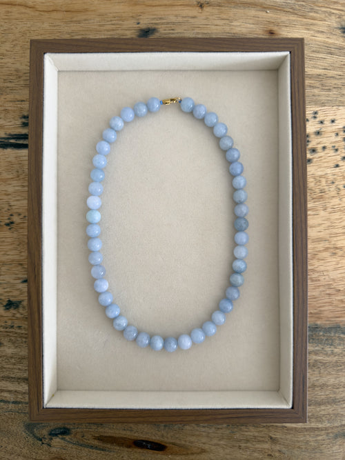 Elara Necklace - Aquamarine