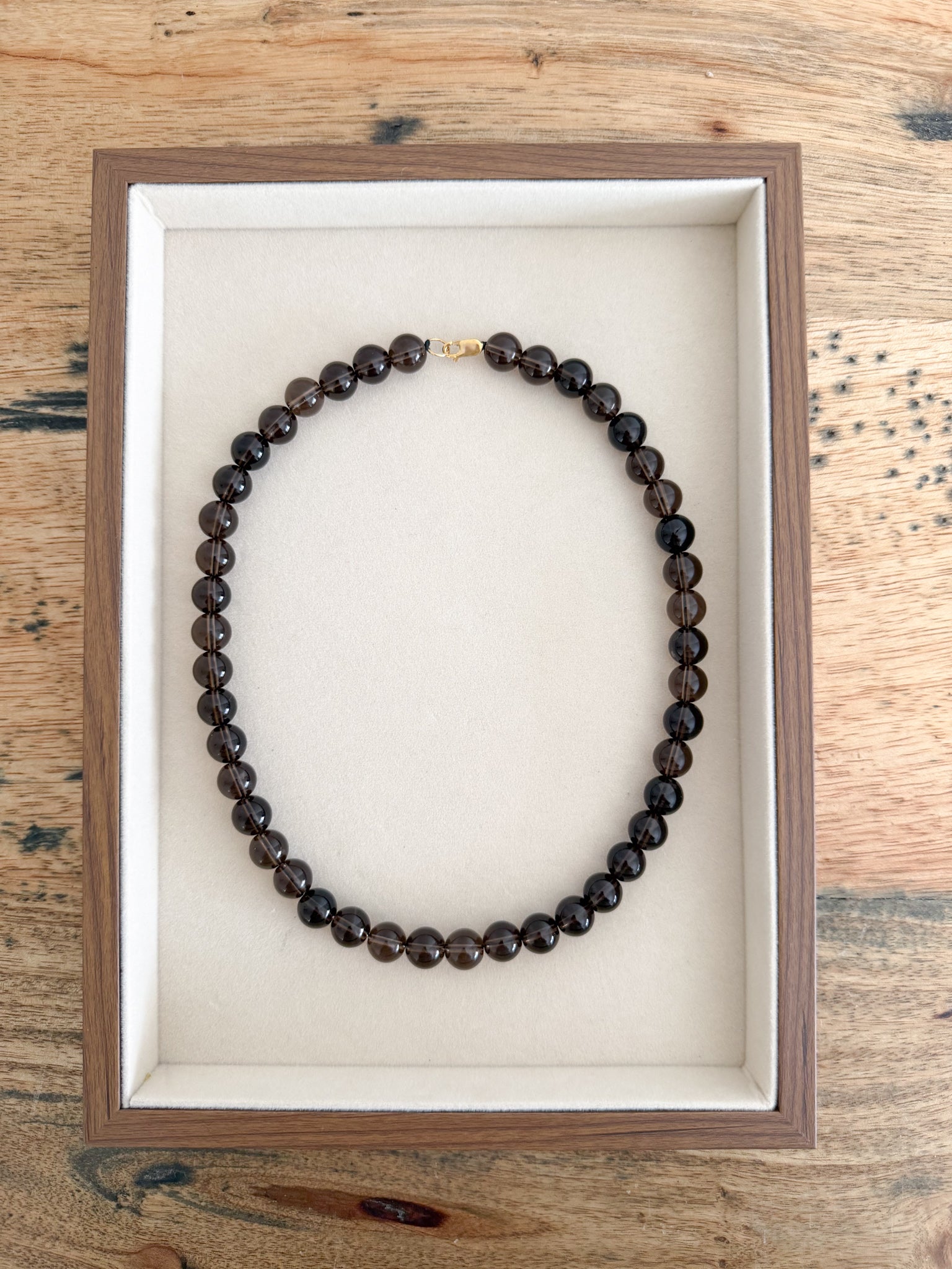 Elara Necklace - Smokey Quartz